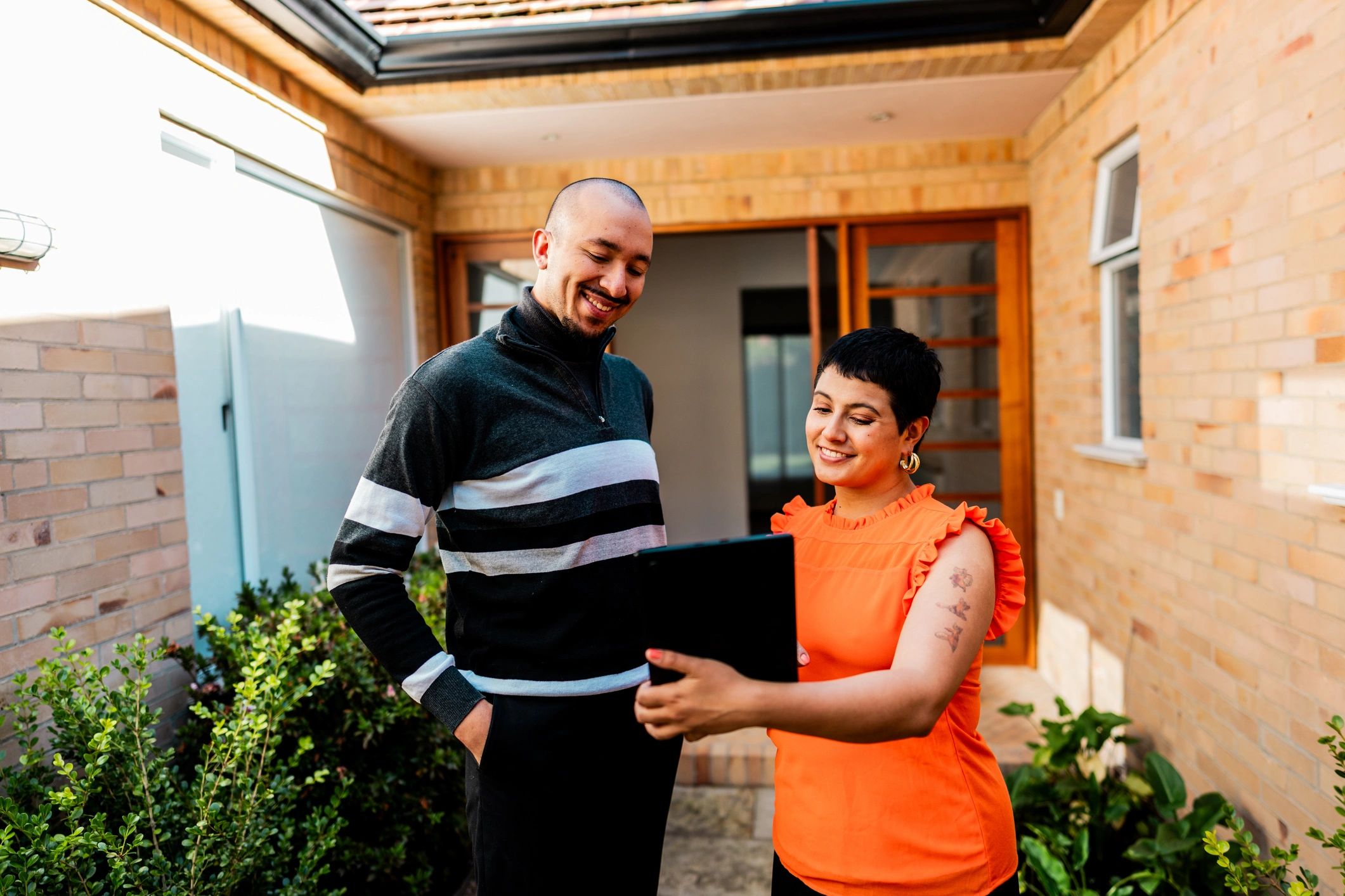 Client portrait for home buyer testimonial